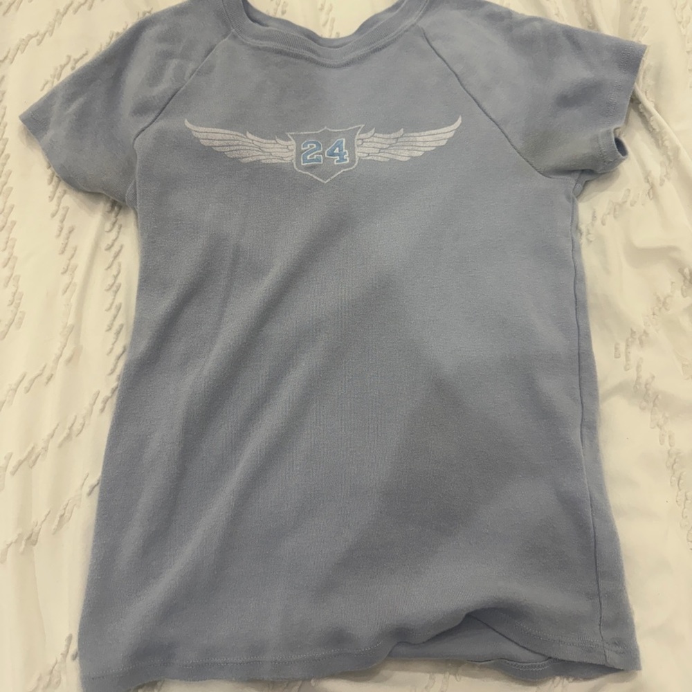 Hollister Light Blue Winged Tee